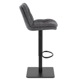 Angelo Bar Stool Charcoal Fabric