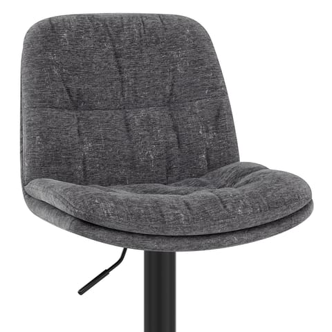 Angelo Bar Stool Charcoal Fabric