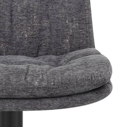 Angelo Bar Stool Charcoal Fabric