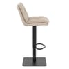 Angelo Bar Stool Beige Fabric