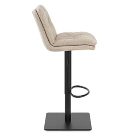 Angelo Bar Stool Beige Fabric