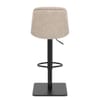 Angelo Bar Stool Beige Fabric