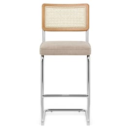 Clara Bar Stool Beige Fabric