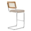 Clara Bar Stool Beige Fabric