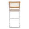 Clara Bar Stool Beige Fabric