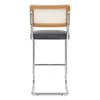 Clara Bar Stool Charcoal Fabric