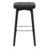 Malmo Black & Chrome Stool