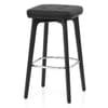 Malmo Black & Chrome Stool