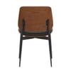 Lara Dining Chair Black & Walnut