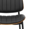 Lara Dining Chair Black & Walnut