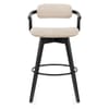 Electra Bar Stool Beige Fabric