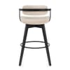 Electra Bar Stool Beige Fabric