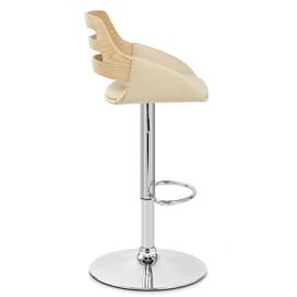 Trio Stool Oak & Cream