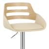 Trio Stool Oak & Cream