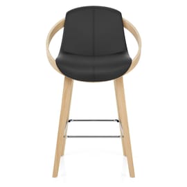 Atom Stool Oak & Black