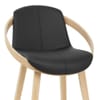 Atom Stool Oak & Black