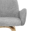 Romeo Bar Stool Light Grey Boucle