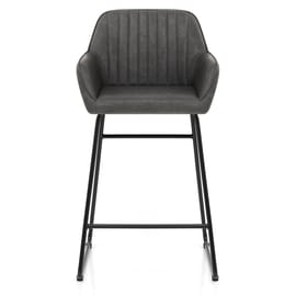 Gabrielle Bar Stool Antique Charcoal