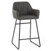 Gabrielle Bar Stool Antique Charcoal