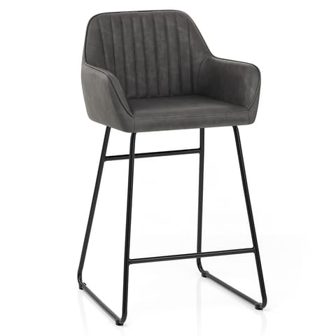 Gabrielle Bar Stool Antique Charcoal