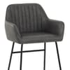 Gabrielle Bar Stool Antique Charcoal