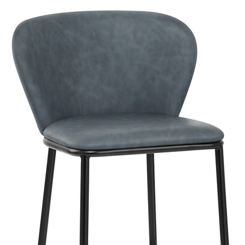 Odette Bar Stool Antique Blue