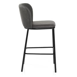 Odette Bar Stool Antique Charcoal