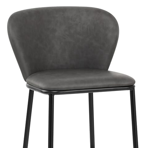 Odette Bar Stool Antique Charcoal