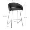 Bay Bar Stool Black