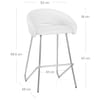 Bay Bar Stool White