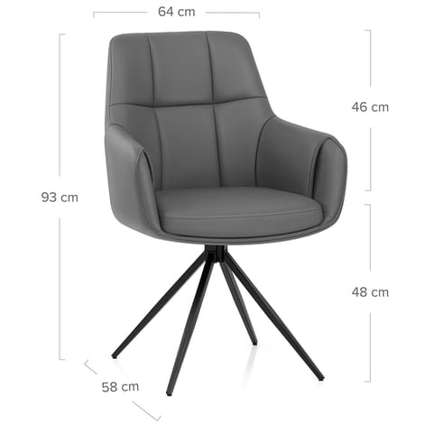 Nina Chair Dark Grey