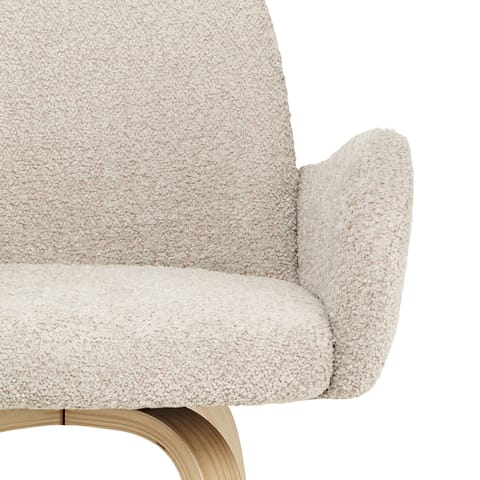 Romeo Bar Stool Cream Boucle