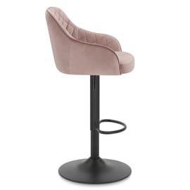 Perth Bar Stool Pink Velvet
