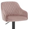 Perth Bar Stool Pink Velvet