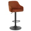 Perth Bar Stool Rust Velvet