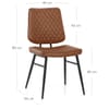 Caprice Dining Chair Antique Brown