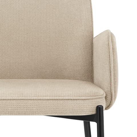 Jarvis Bar Stool Beige Fabric