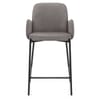 Jarvis Bar Stool Grey Fabric