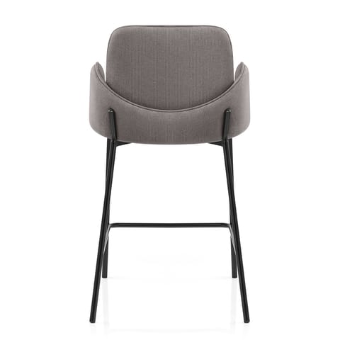 Jarvis Bar Stool Grey Fabric