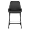 Cameo Bar Stool Black Leather