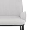 Cameo Bar Stool Light Grey Fabric