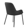 Cameo Dining Chair Black Leather