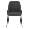 Cameo Dining Chair Charcoal Fabric