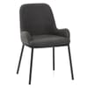 Cameo Dining Chair Charcoal Fabric