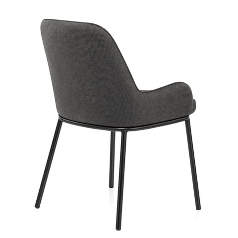 Cameo Dining Chair Charcoal Fabric