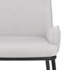 Cameo Dining Chair Light Grey Fabric