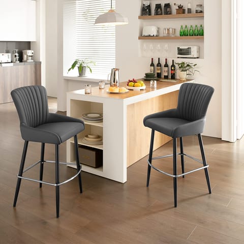 Lucia Bar Stool Grey