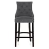 Ascot Bar Stool Charcoal Fabric