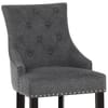 Ascot Bar Stool Charcoal Fabric