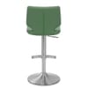 Mode Brushed Steel Stool Green